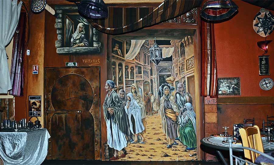 fresque d’une Médina 12m carrés